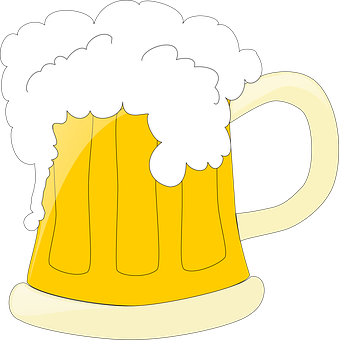 A Cartoon Of A Mug Of Beer