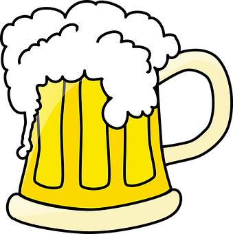 A Cartoon Of A Mug Of Beer PNG