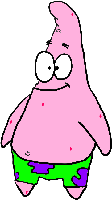 A Cartoon Of A Pink Star