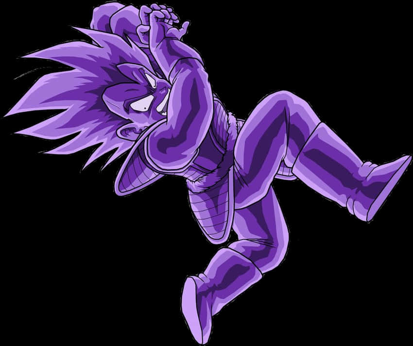 A Cartoon Of A Purple Character PNG