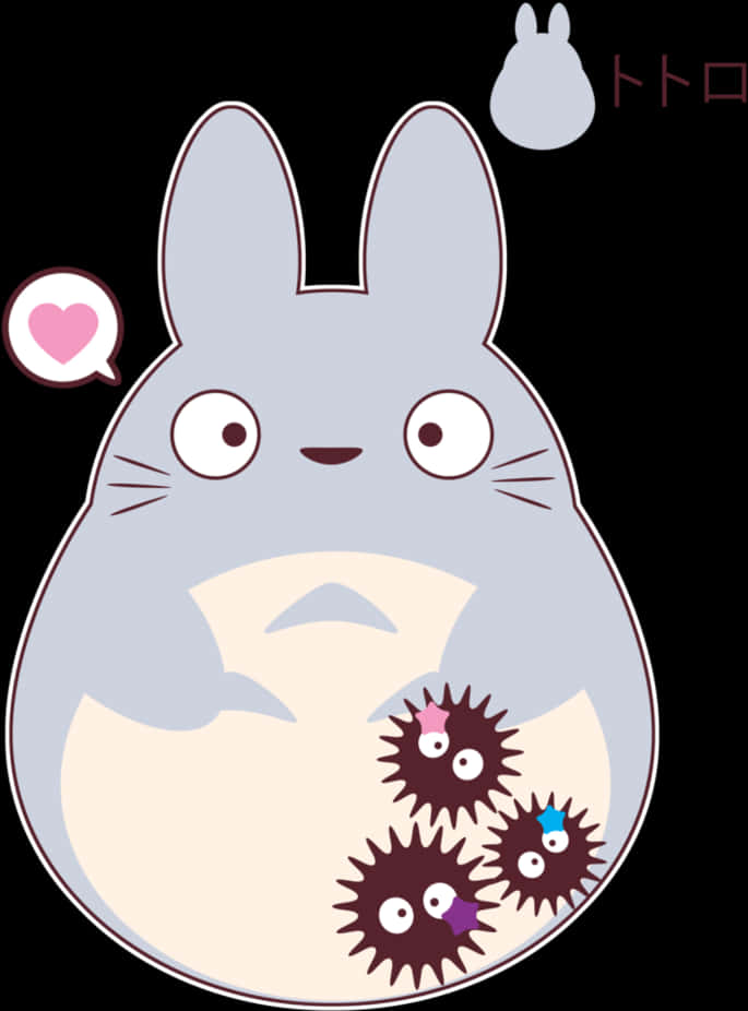 A Cartoon Of A Rabbit With Bacteria PNG