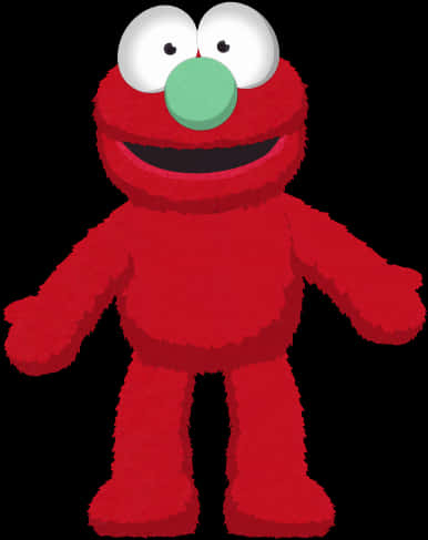 A Cartoon Of A Red Puppet PNG