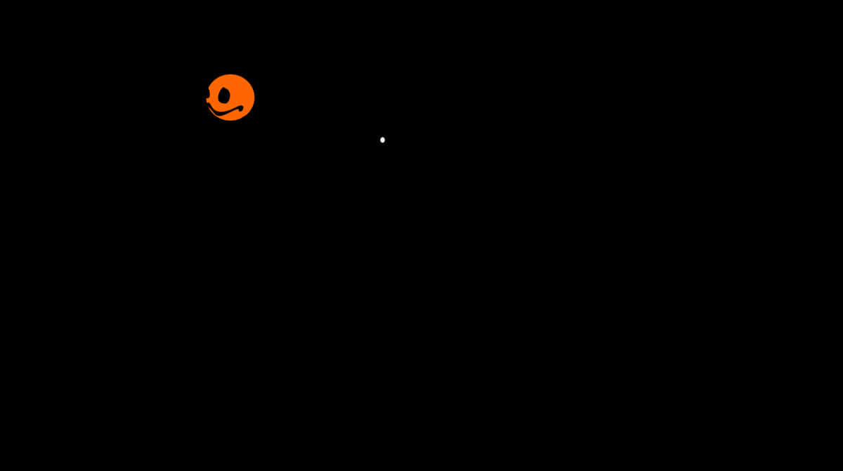 A Cartoon Of A Smiling Face In The Dark