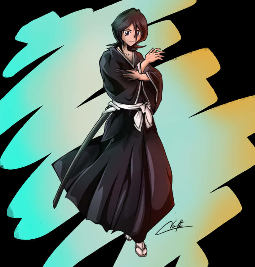 A Cartoon Of A Woman In A Black Robe PNG