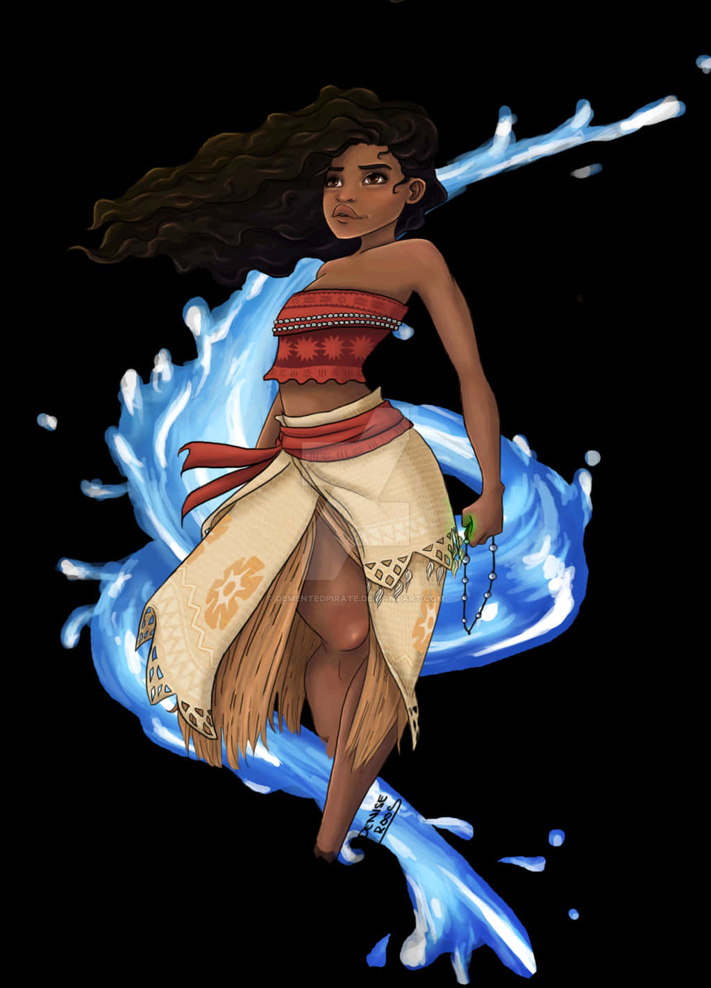 A Cartoon Of A Woman In A Skirt PNG