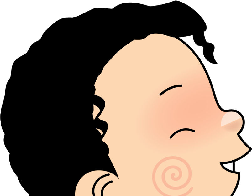 A Cartoon Of A Woman's Face PNG