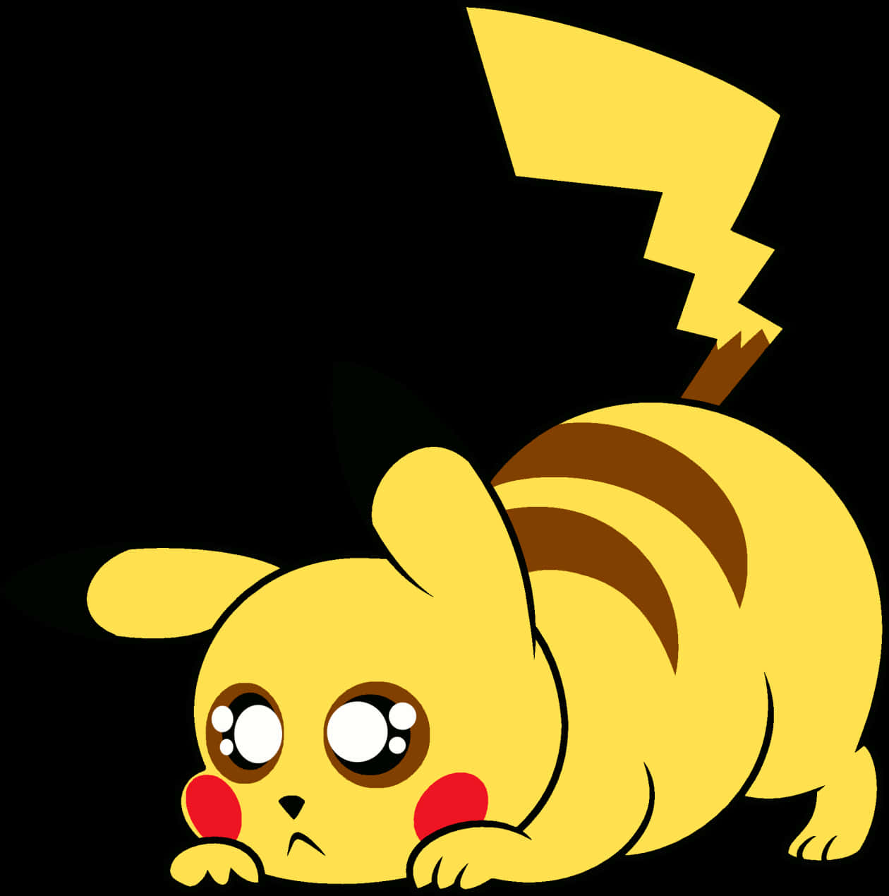 A Cartoon Of A Yellow Dog