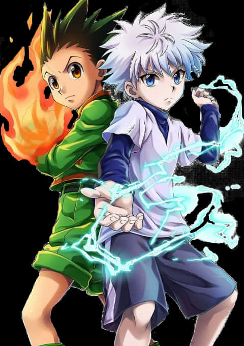 A Cartoon Of Two Boys PNG