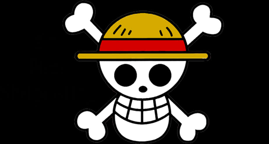 A Cartoon Skull With A Hat PNG