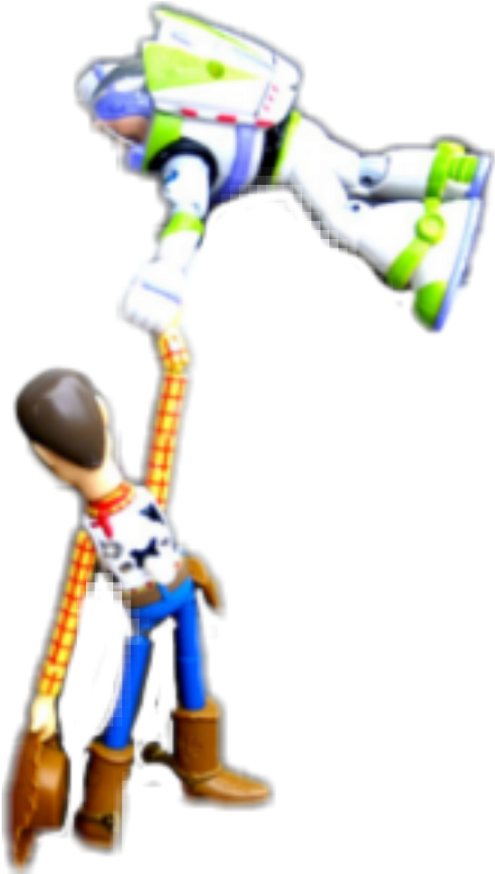 A Cartoon Toy Character Holding A Rope