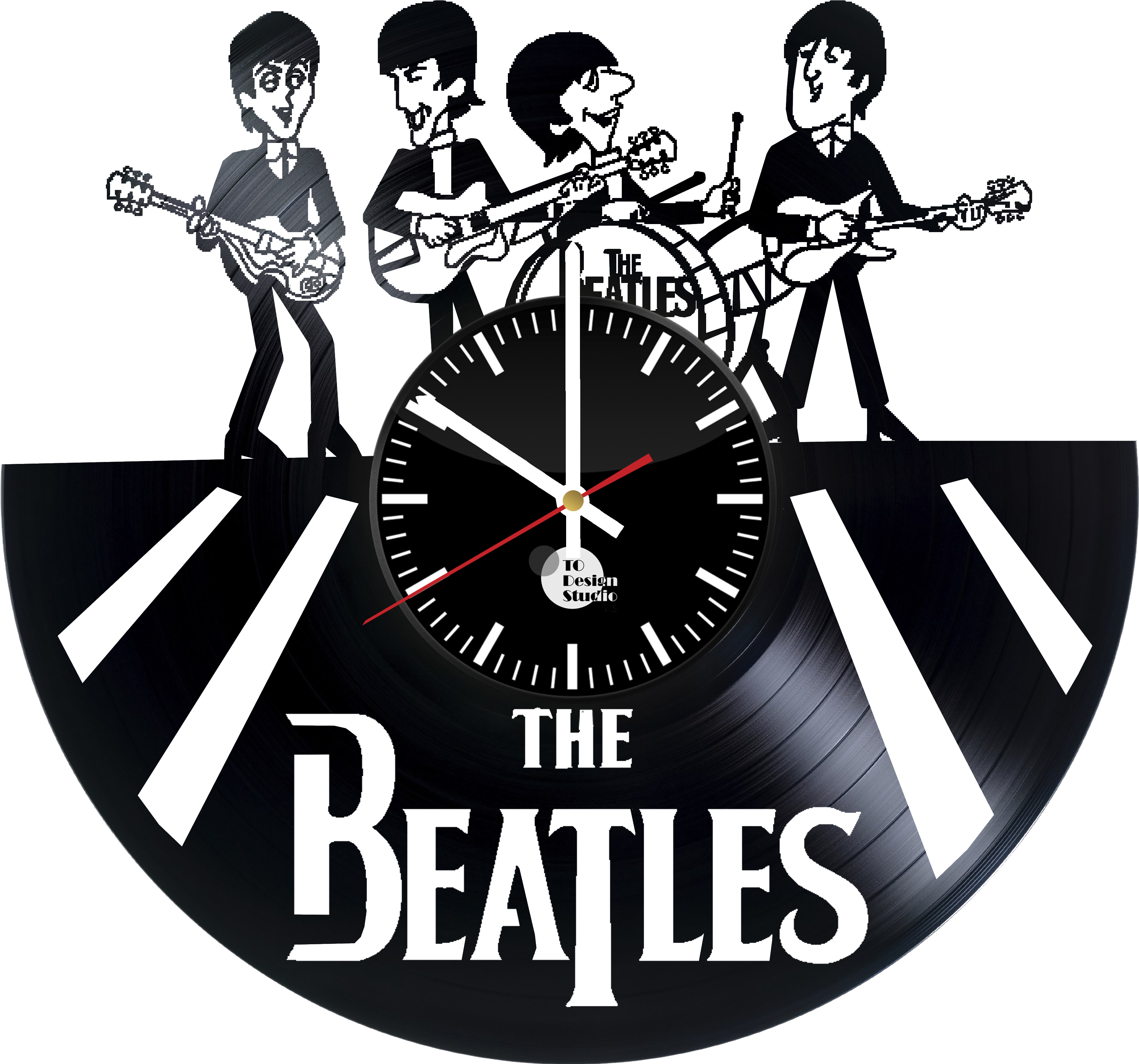 A Clock With A Band On It PNG