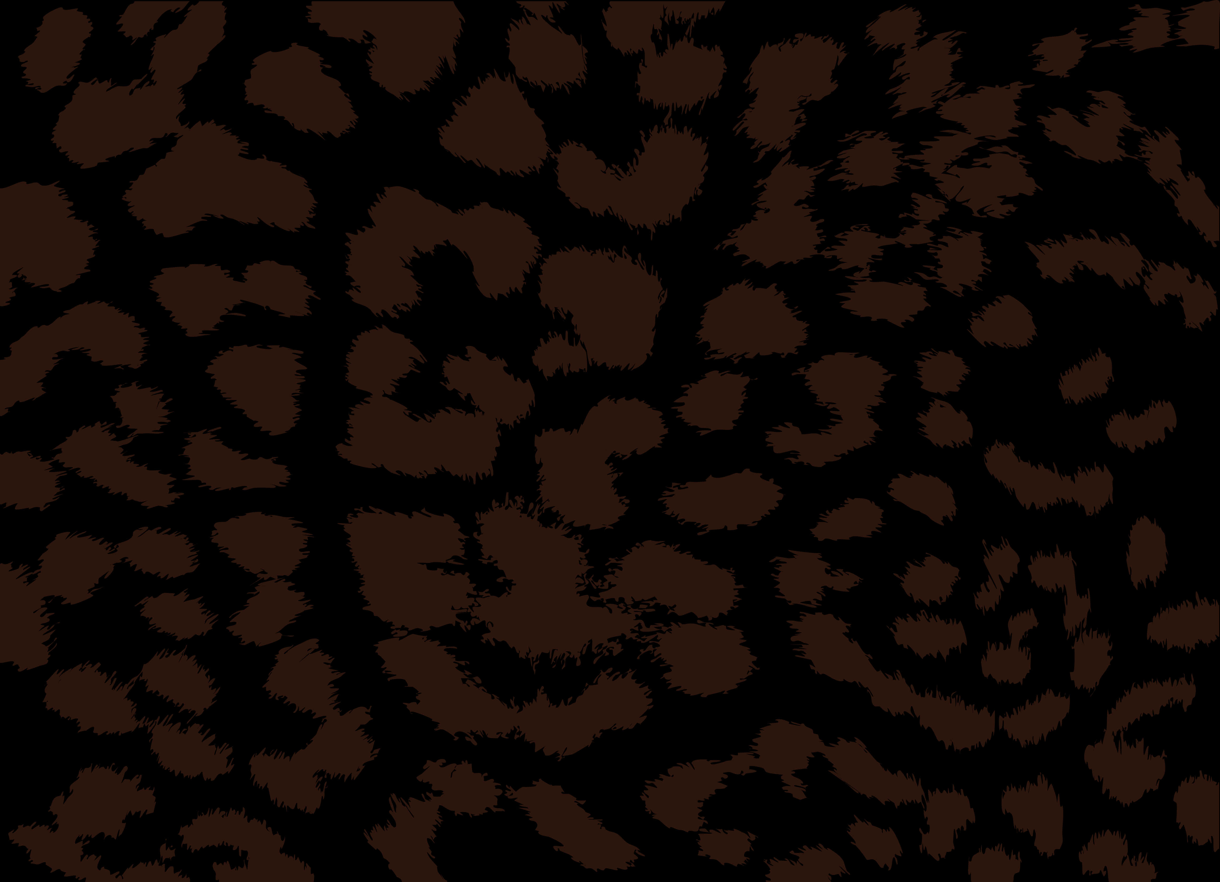 A Close Up Of A Black And Brown Spotted Animal Skin PNG