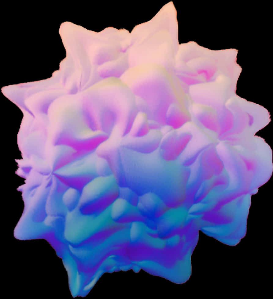 A Colorful Ball Of Foam PNG