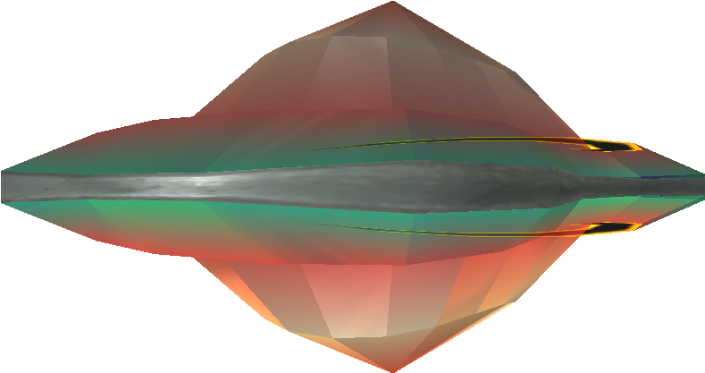 A Colorful Diamond Shaped Object
