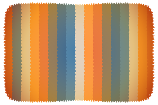 A Colorful Striped Background With Black Border PNG