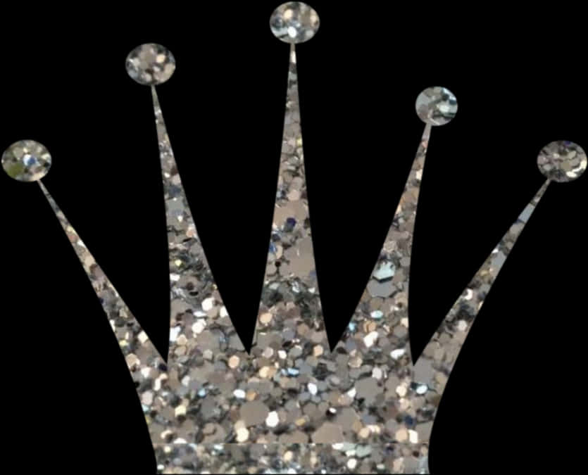A Crown With Many Small Diamonds PNG