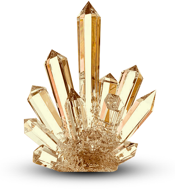 A Crystal Cluster Of Crystals PNG