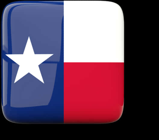 A Flag Of Texas With A White Star PNG