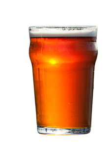 A Glass Of Beer With Foam PNG