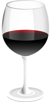 A Glass Of Red Wine PNG