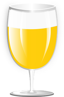 A Glass Of Yellow Liquid PNG