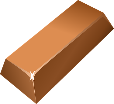 A Gold Bar On A Black Background PNG