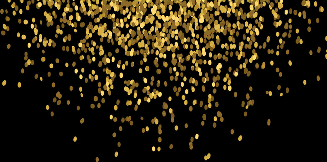 A Gold Dots On A Black Background PNG