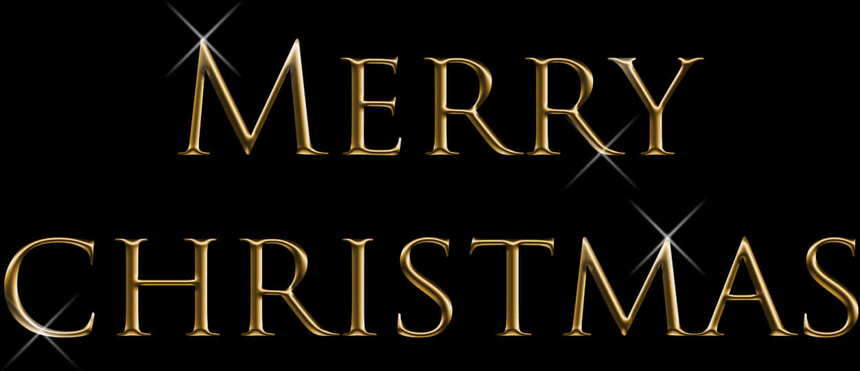 A Gold Text On A Black Background PNG