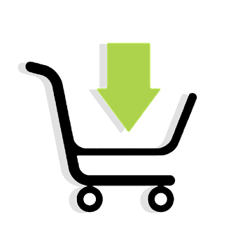 A Green Arrow Pointing To A Black Background PNG