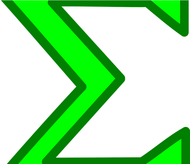 A Green Arrow With Black Background PNG