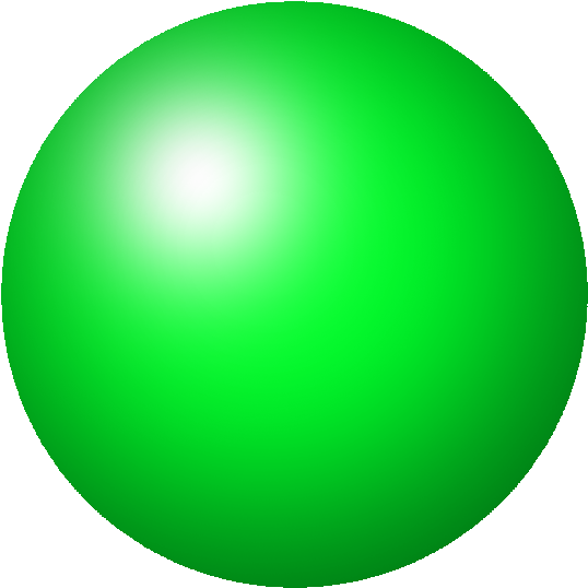 A Green Ball With A Black Background PNG