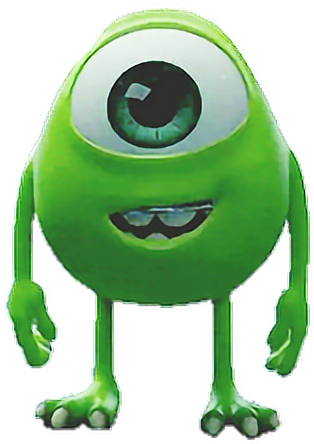 A Green Cartoon Character With One Eye PNG