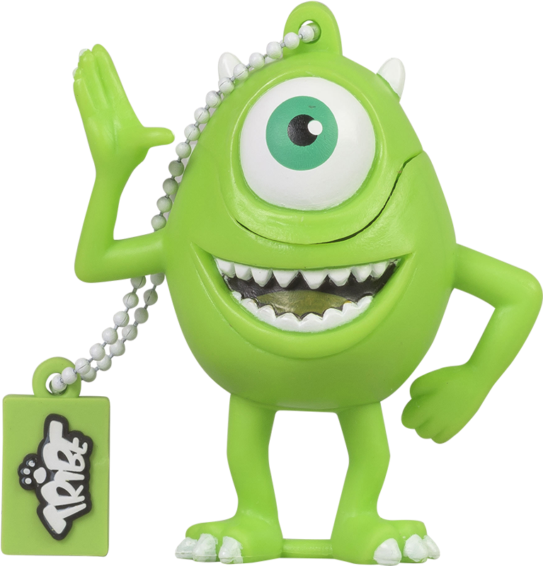 A Green Toy With A Tag PNG