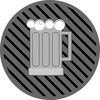 A Grey And White Logo PNG