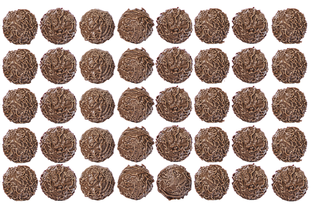 A Group Of Chocolate Balls PNG