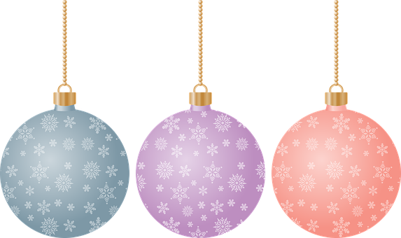 A Group Of Colorful Ornaments PNG