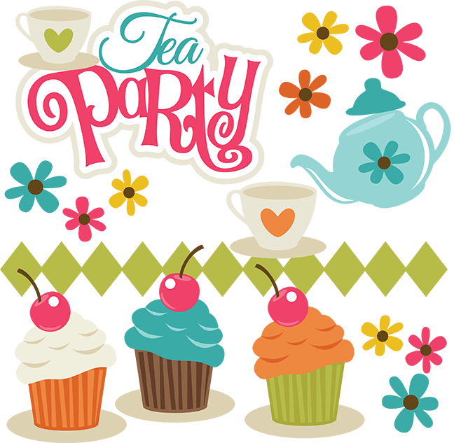 A Group Of Cupcakes With Cherry On Top And Flowers PNG