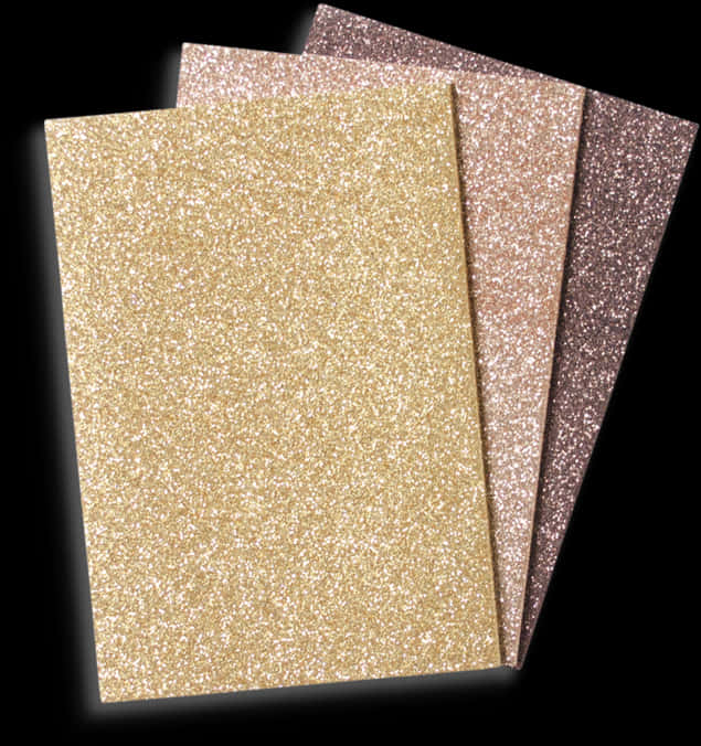 A Group Of Glittery Papers PNG