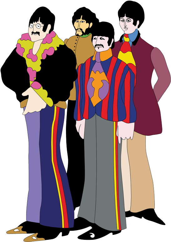 A Group Of People In Colorful Clothes