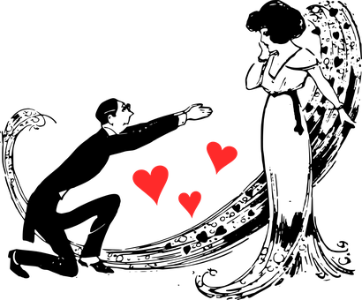 A Group Of Red Hearts On A Black Background PNG