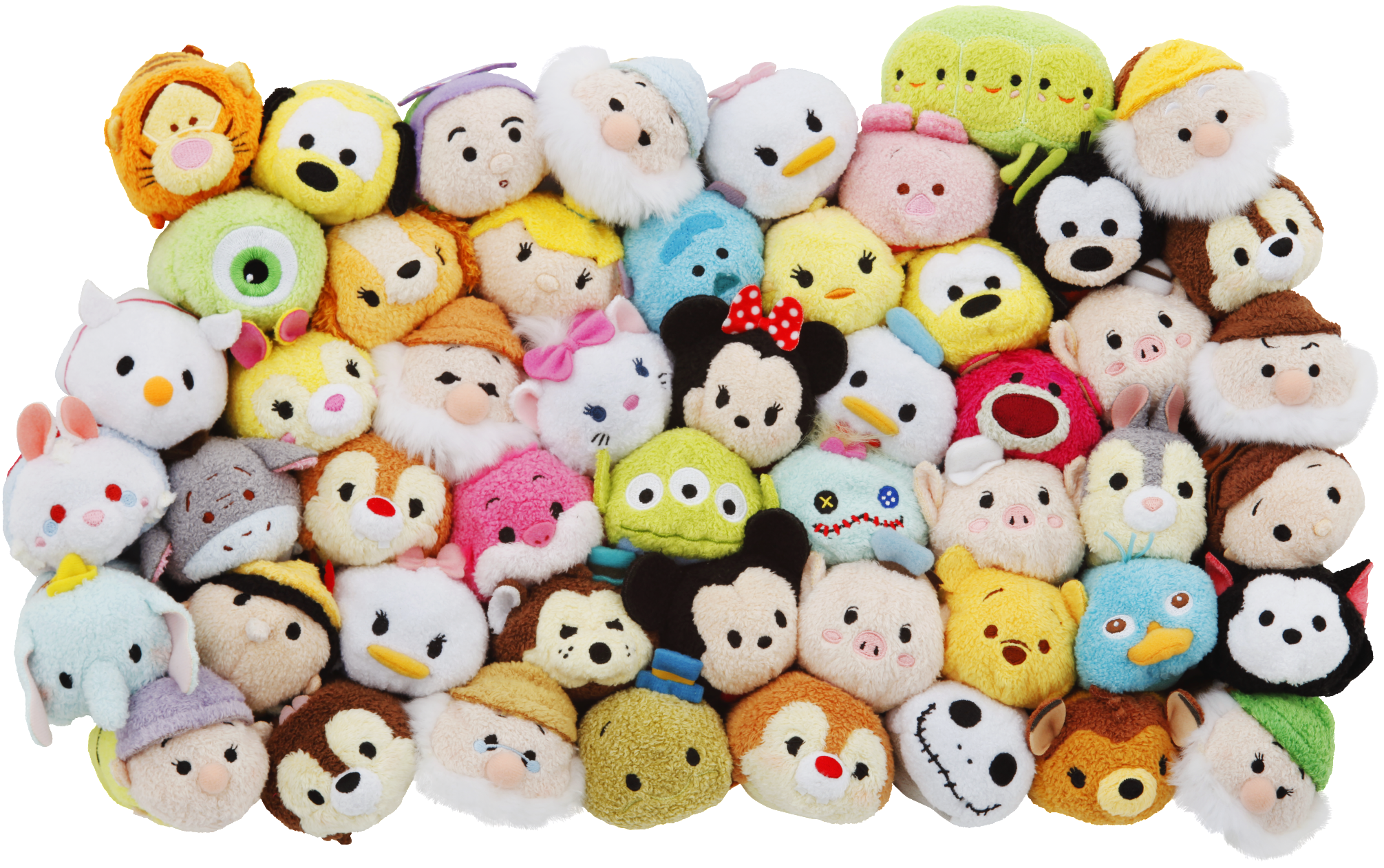 A Group Of Stuffed Animals PNG