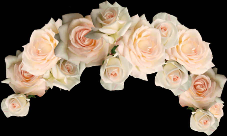 A Group Of White Roses PNG