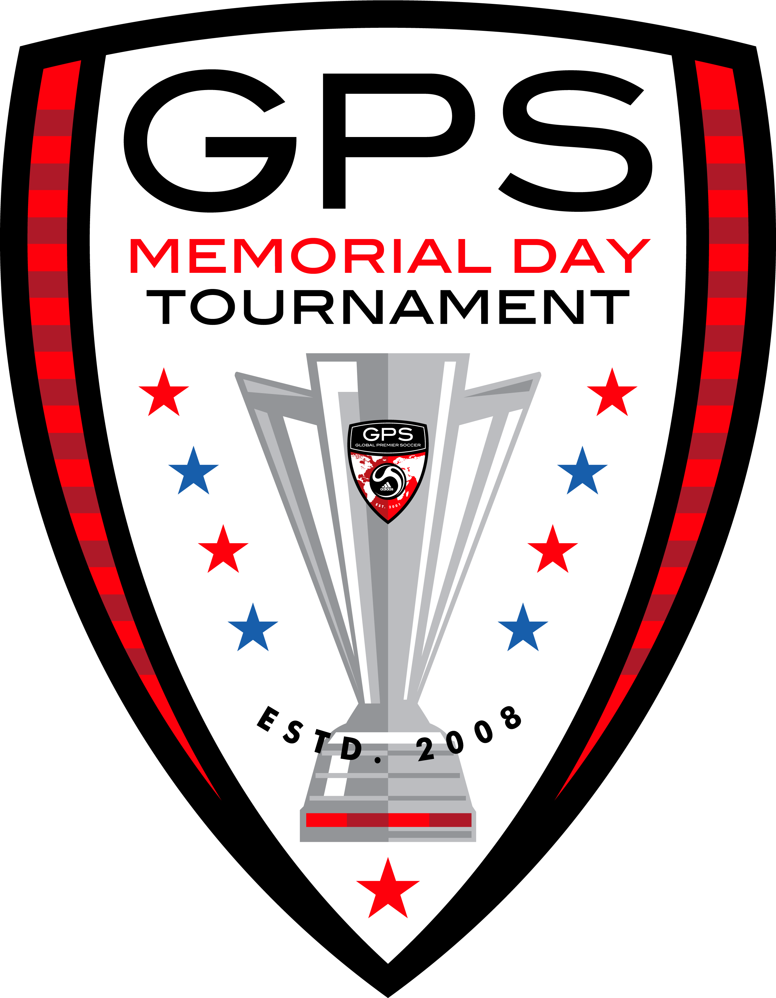 A Logo For A Memorial Day Tournament PNG