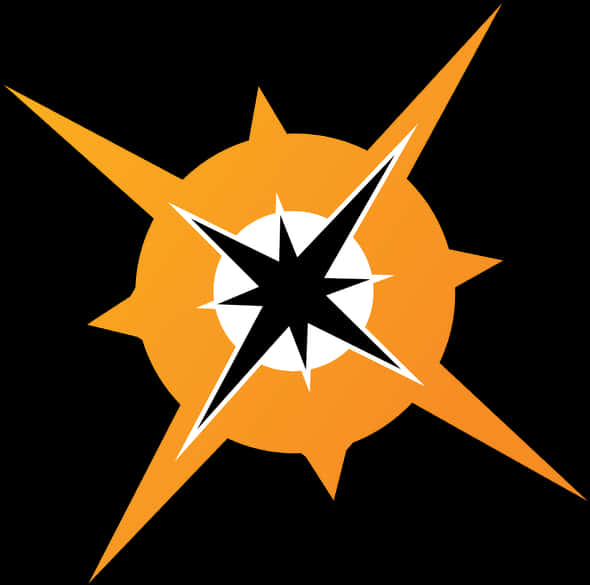 A Logo With A Star In The Center PNG