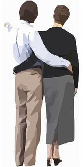 A Man Hugging Another Man PNG