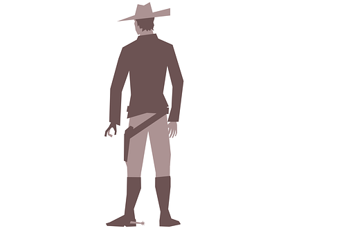 A Man In A Cowboy Hat PNG