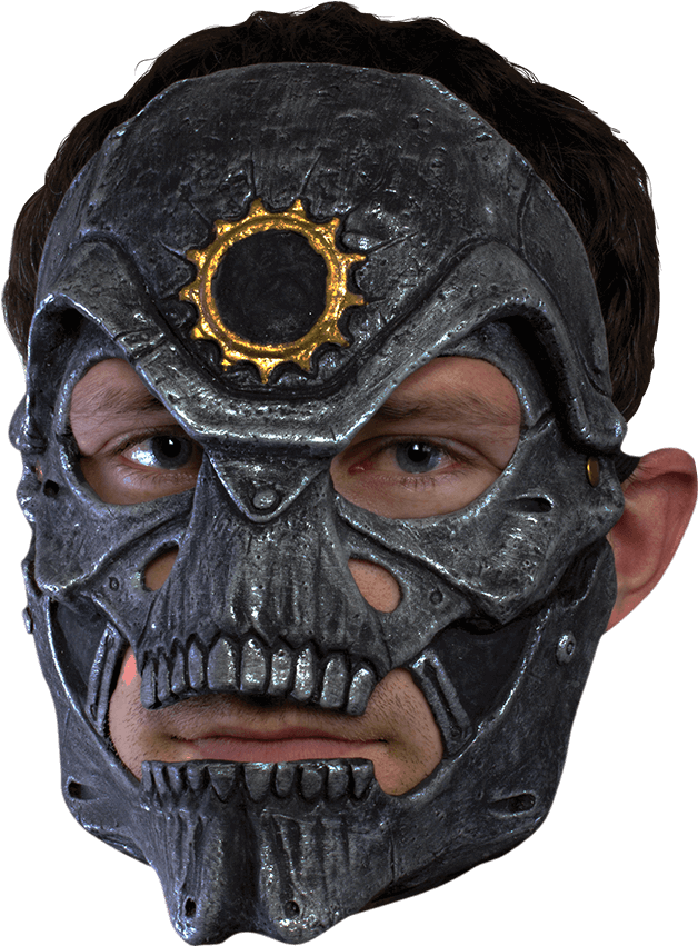 A Man Wearing A Mask