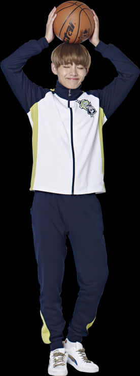 A Man Wearing A White And Green Jacket And Blue Pants PNG