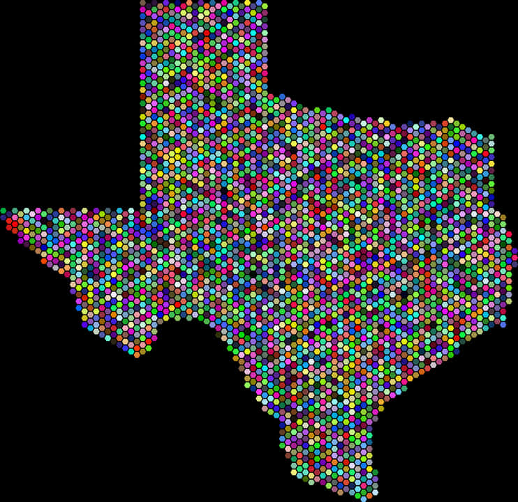 A Map Of The State Of Texas PNG