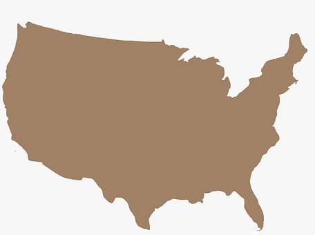 A Map Of The United States PNG